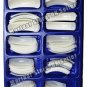 100 HAND BEAUTY FAKE NAILS WHITE FRENCH FALSE ACRYLIC NAIL ART TIPS GEL MAKEUP