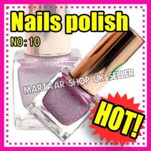 New hand beauty metalic nail polish varnish.Use on natural or false nails PURPLE
