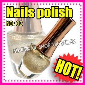 New hand beauty metallic nail polish varnish.Use on natural or false nails BROWN