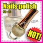 New hand beauty metallic nail polish varnish.Use on natural or false nails BROWN