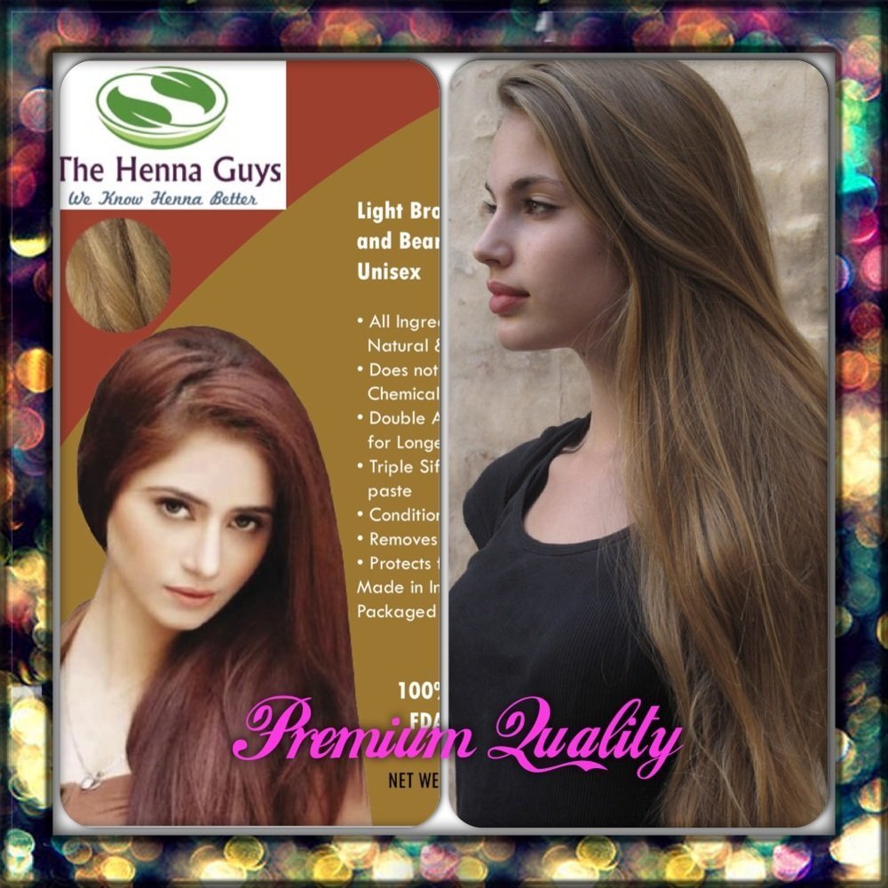 Light Brown Henna Hair Dye Color Organic And 100 Chemical Free 100grams