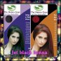 JET BLACK HENNA HAIR DYE/COLOR ORGANIC & 100% CHEMICAL FREE 200grams