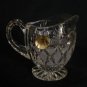 Princess House Lead Crystal Dots Diamonds Creamer