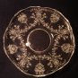 Heisey Orchid on 10" Queen Ann Demi Torte Serving Plate