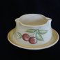 Franciscan Fruit Large Gravy Boat with Underplate