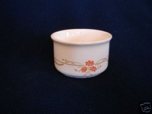 Biltons Orange Daisy Flowers Open Sugar Bowl