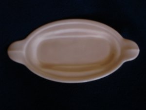 Franciscan El Patio Glossy Coral Butter Dish Plate