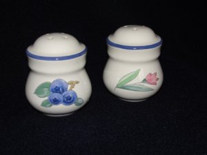 Pfaltzgraff Summer Garden Salt and Pepper Shaker Set