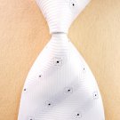 White Silk Mens Necktie