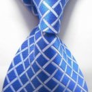 Blue Stripes Silk Men's Tie Necktie