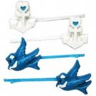 Too Fast Brand Sailor Swallows Sugar Skull Hair Pin Set