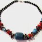 Turquoise & Coral Beaded Necklace - Reg. $40.00