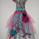 Zebra Bodice Bow/Headband Holder
