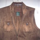 WOMENS RALPH LAUREN ' SUEDE' VEST PETITE LRG MUST HAVE!