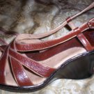 WOMENS 9.5 SOFFT SANDALS WEDGE HEELS SUPER COMFY NWOB