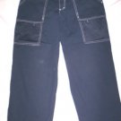 WOMENS NAVY BLUE CAPRI PANTS size 8-10 by CATALINA NWOT