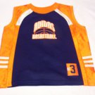 BOYS 3T ADIDAS BASKETBALL JERSEY BLUE & ORANGE CUTE EUC