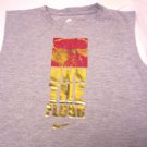 BOYS 7 GRAY NIKE SLEEVELESS SHIRT "OWN THE COURT" NWOT