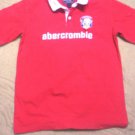 BOYS ABERCROMBIE POLO SHIRT SIZE XL RED & WHITE IN EUC