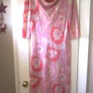 WOMENS 10 LEMMIE NEW YORK PEACH SPRING & SUMMER DRESS