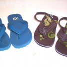 TODDLERS SIZE 8-9 LOT 2 PR FLIP FLOPS OLD NAVY & CIRCO