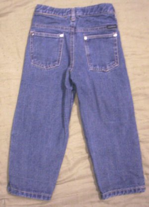 BOYS 3T CALVIN KLEIN JEANS MEDIUM WASH DENIM CUTE & EUC