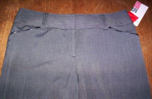WOMENS 16 STYLE & CO GRAY SLACKS w/STRETCH WIDE LEG NWT