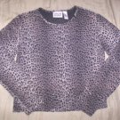 WOMENS SMALL ANIMAL PRINT TOP BY CHICO'S DESIGN STRETCH