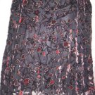 WOMENS SZ 12 ASYMMETRICAL 'BURNOUT' SKIRT PRETTY & NWT