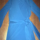 WOMENS sz MEDIUM SHAPE FX SLIMMING WRAP TUNIC STYLE TOP