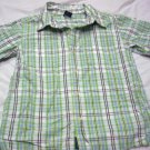 BOYS sz 6 OSHKOSH BUTTON FRONT PLAID SHIRT IDEAL 4 BTS!
