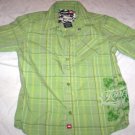 BOYS 7X TONY HAWK BUTTON FRONT PLAID SHIRT CUTE AND EUC