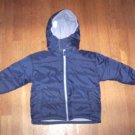 TODDLER BOYS 4T WINTER COAT BY FADED GLORY DRK BLUE EUC