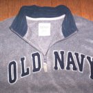 BOYS LARGE OLD NAVY GRAY PULL-OVER FLEECE 1/4 ZIP EUC