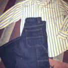 BOYS 10 BACK TO SCHOOL LOT LEE JEANS & BUTTON UP SHIRT