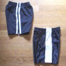 BOYS LOT of TWO PAIRS OF SHORTS BOTH BLACK & WHITE ONE 3T & ONE 4T