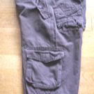BOY 7X DARK BROWN CARGO SHORTS w/ADJUSTABLE WAIST EUC