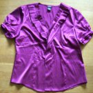 WOMENS MEDIUM BOB MACKIE FUSCHIA BLOUSE NWOT GORGEOUS!