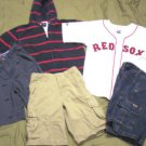 BOYS 8 BACK TO SCHOOL LOT GAP, LEVIS - 5 PIECES ALL EUC
