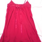 WOMENS LARGE TUNIC STYLE SPAGHETTI STRAP TOP NWOT CUTE!