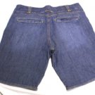 WOMENS 16 LEE DENIM SHORTS 'ONE TRUE FIT' STYLE BERMUDAS IN EUC
