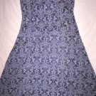 GORGEOUS DRESS STRAPLESS BLUE JACQUARD sz 13-14 SPECIAL EVENT PARTY DRESS
