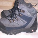 LITTLE BOYS 12 HIKING BOOTS by SWISS GEAR GRAY & BLUE WORN 1X WATERPROOF!