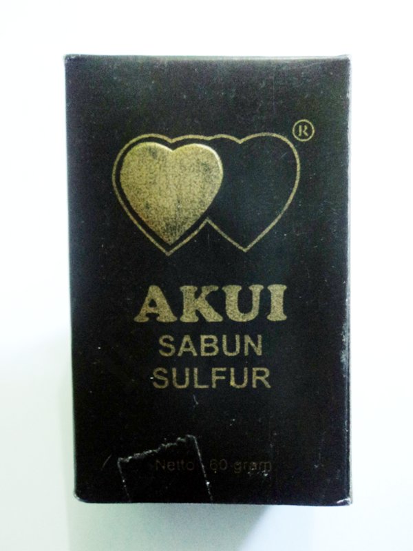 Jamu Herbal Soap Sulfur Akui For Removes Itches In The Groin