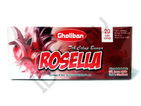 Rosella Tea 20 Teabags 100% Herbal Roselle Hibiscus Sabdariffa