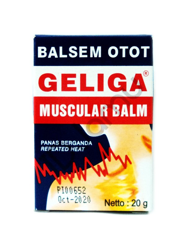 Geliga Muscular Balm Muscle Pain Relief Repeated Heat (Balsem Otot ...