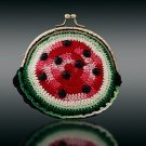 Watermelon  Coin clutch metal frame purse Coin Wallet / Pouch coin purse / Kiss lock frame purse bag