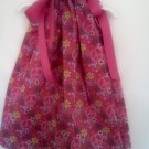 Pink Peace Sign Pillowcase dress Size 18M