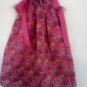 Pink Peace Sign Pillowcase dress Size 18M