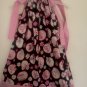 Pink & Black Butterfly Pillowcase dress size 2T